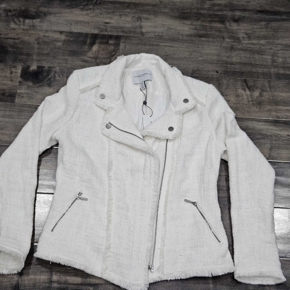 Women's White Tweed Jacket